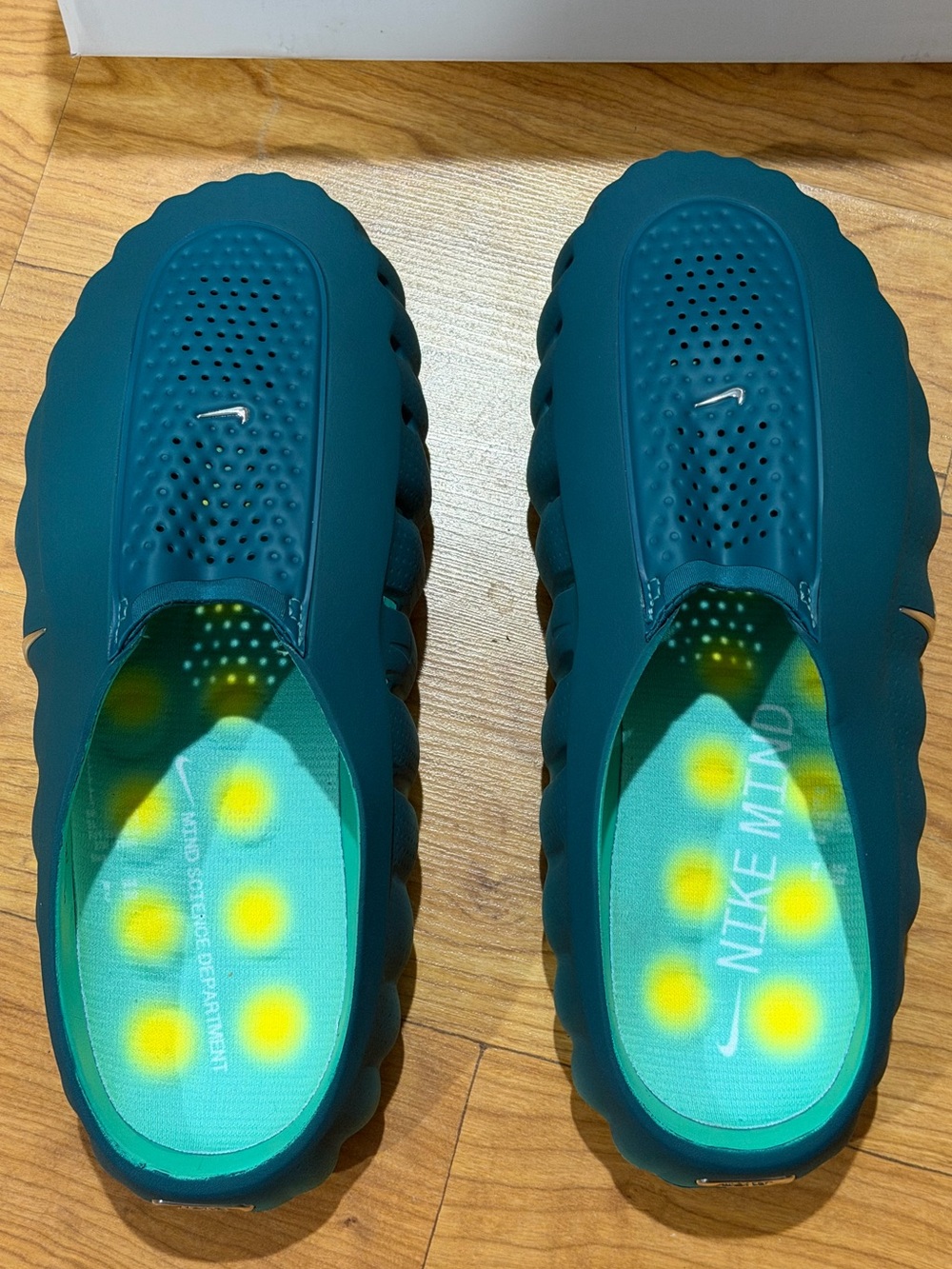 Nike Mind 001 Pregame Mules Men’s Size 12 'Geode Teal' Footwear - Picture 6 of 10